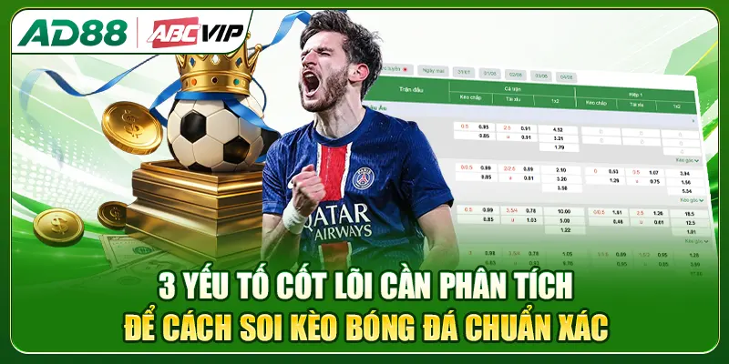 3 yếu tố cốt lõi cần phân tích để cách soi kèo bóng đá chuẩn xác