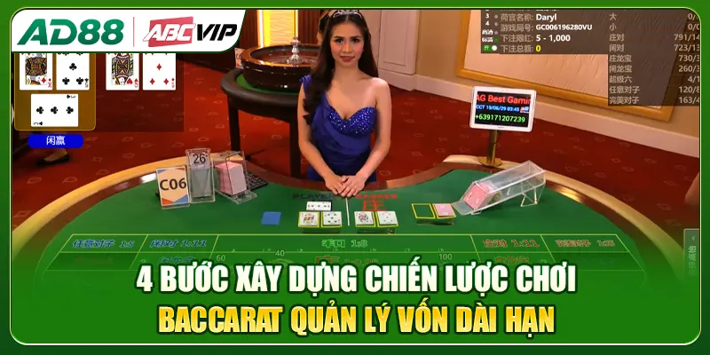 4 bước xây dựng chiến lược chơi Baccarat quản lý vốn dài hạn