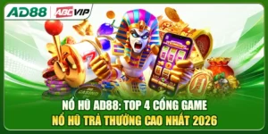 Nổ Hũ AD88: Top 4 Cổng Game Nổ Hũ Trả Thưởng Cao Nhất 2026