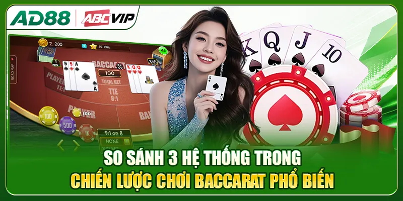 So sánh 3 hệ thống trong chiến lược chơi Baccarat phổ biến