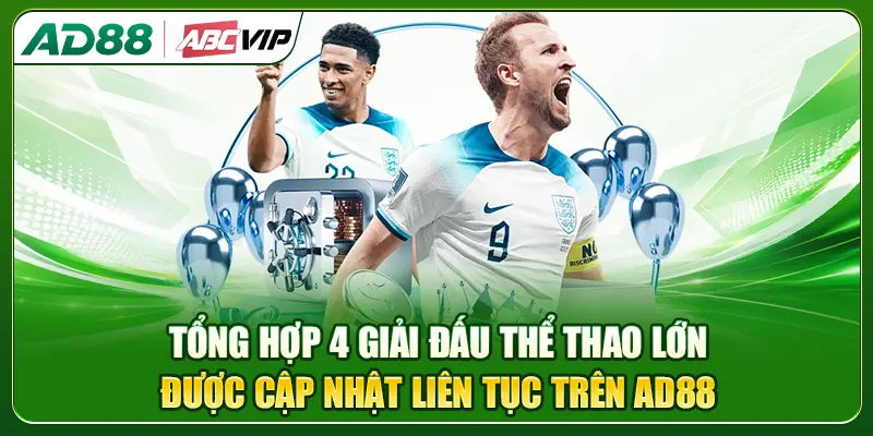 Tổng hợp 4 giải đấu thể thao lớn được cập nhật liên tục trên AD88